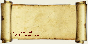 Lana Bojanović vizit kartica